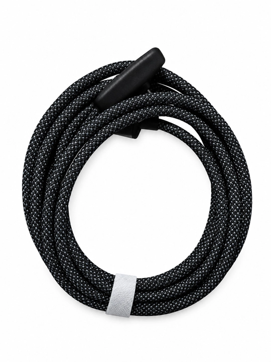 Игровой кабель USB Type-C 80W/120W, угловой коннектор 90°, усиленная оплётка, быстрая зарядка - 