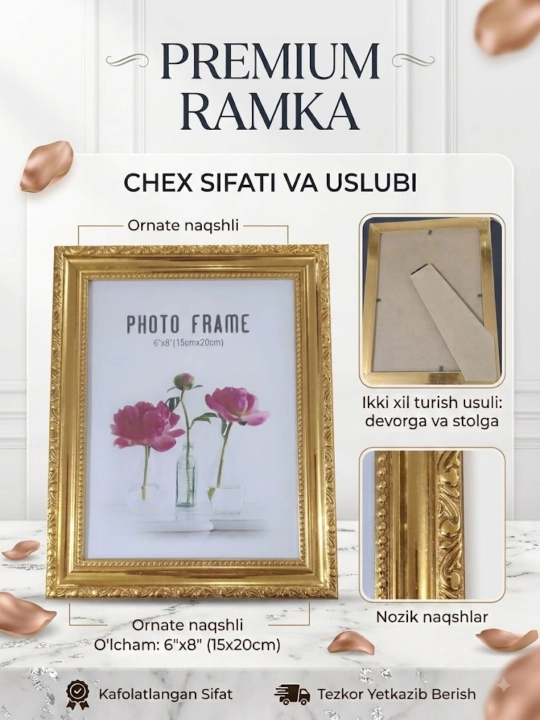 Foto ramka 15×20 sm – fotosuratlar uchun - 