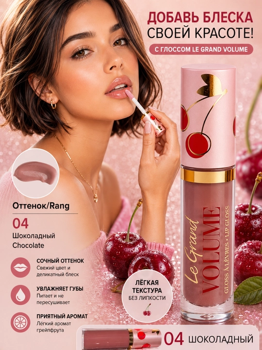 Labga blesk volume effekt bilan, yorqin nude blesklar - 