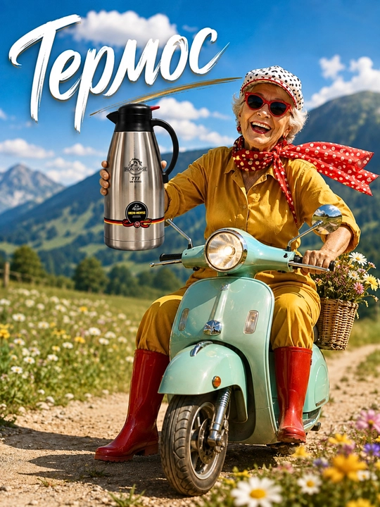 Термос-чайник, 3 л, Iron Horse, металлический, для дома, офиса и туризма, для чая и кофе