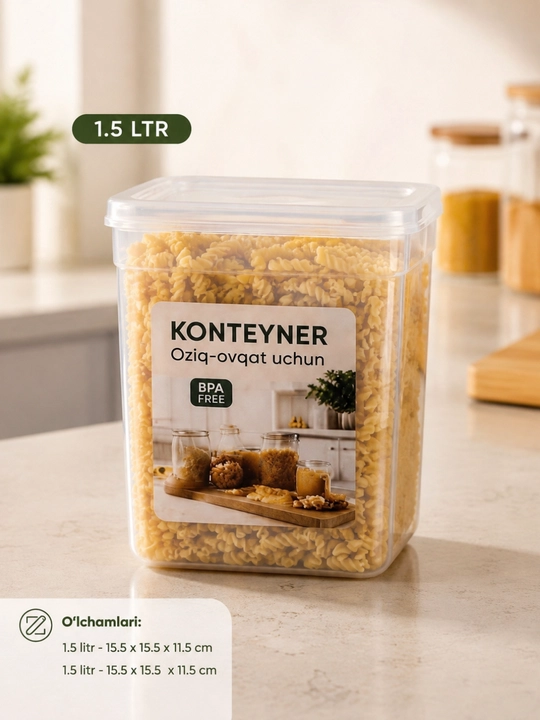 Konteynerlar, mahsulotlarni saqlash uchun konteynerlar