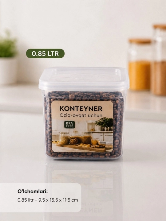 Konteynerlar, mahsulotlarni saqlash uchun konteynerlar