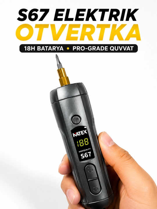 Katex s67 elektrik otvyortka — aniqlik va qulaylik bir qurilmada