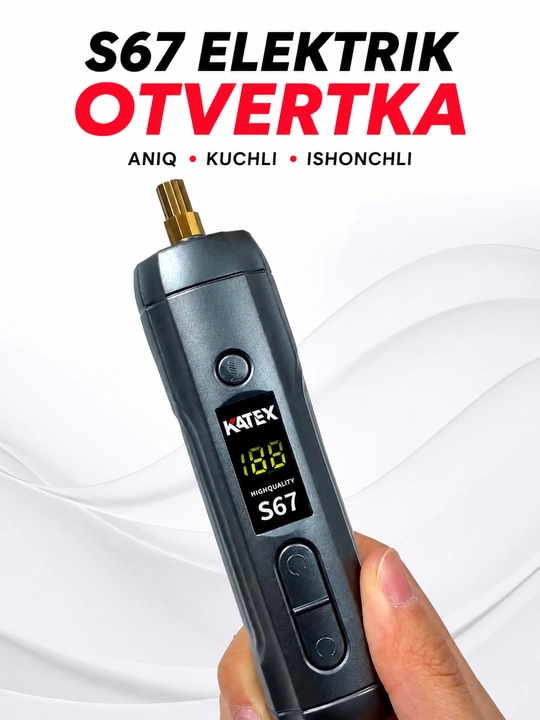 Katex s67 elektrik otvyortka — aniqlik va qulaylik bir qurilmada
