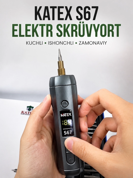 Katex s67 elektrik otvyortka — aniqlik va qulaylik bir qurilmada