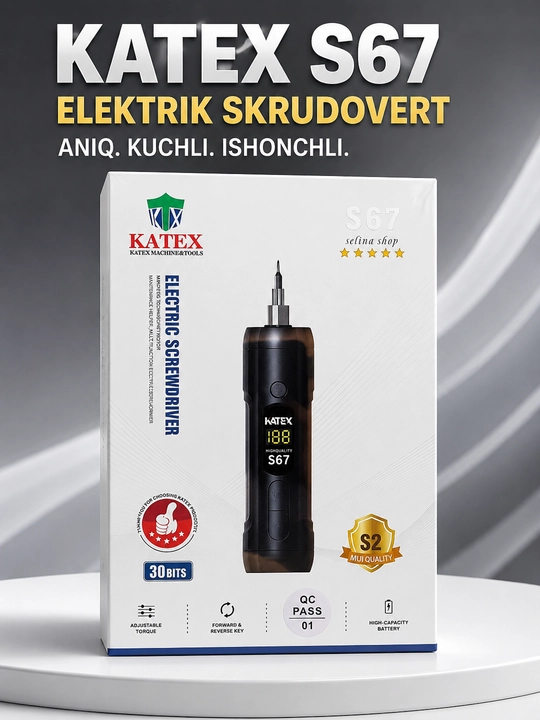 Katex s67 elektrik otvyortka — aniqlik va qulaylik bir qurilmada