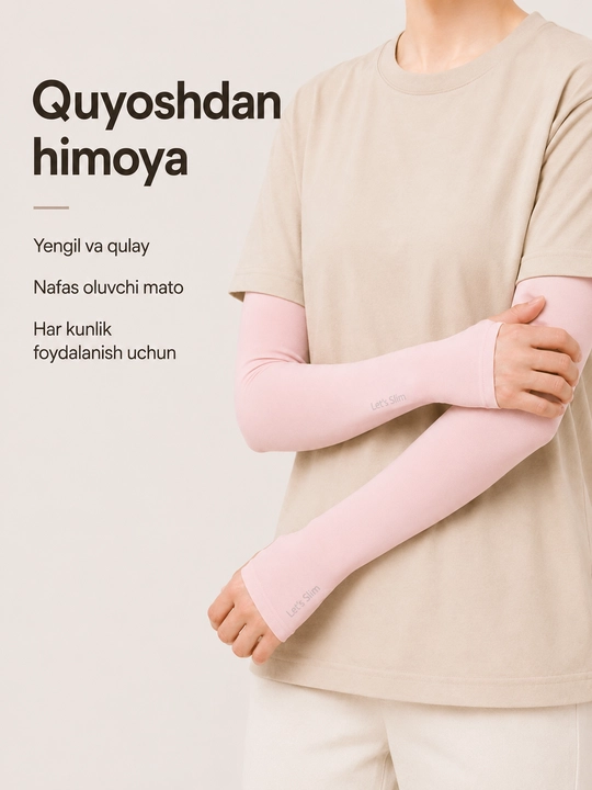 Trikotaj yeng, yumshoq va elastik, 4 xil rang