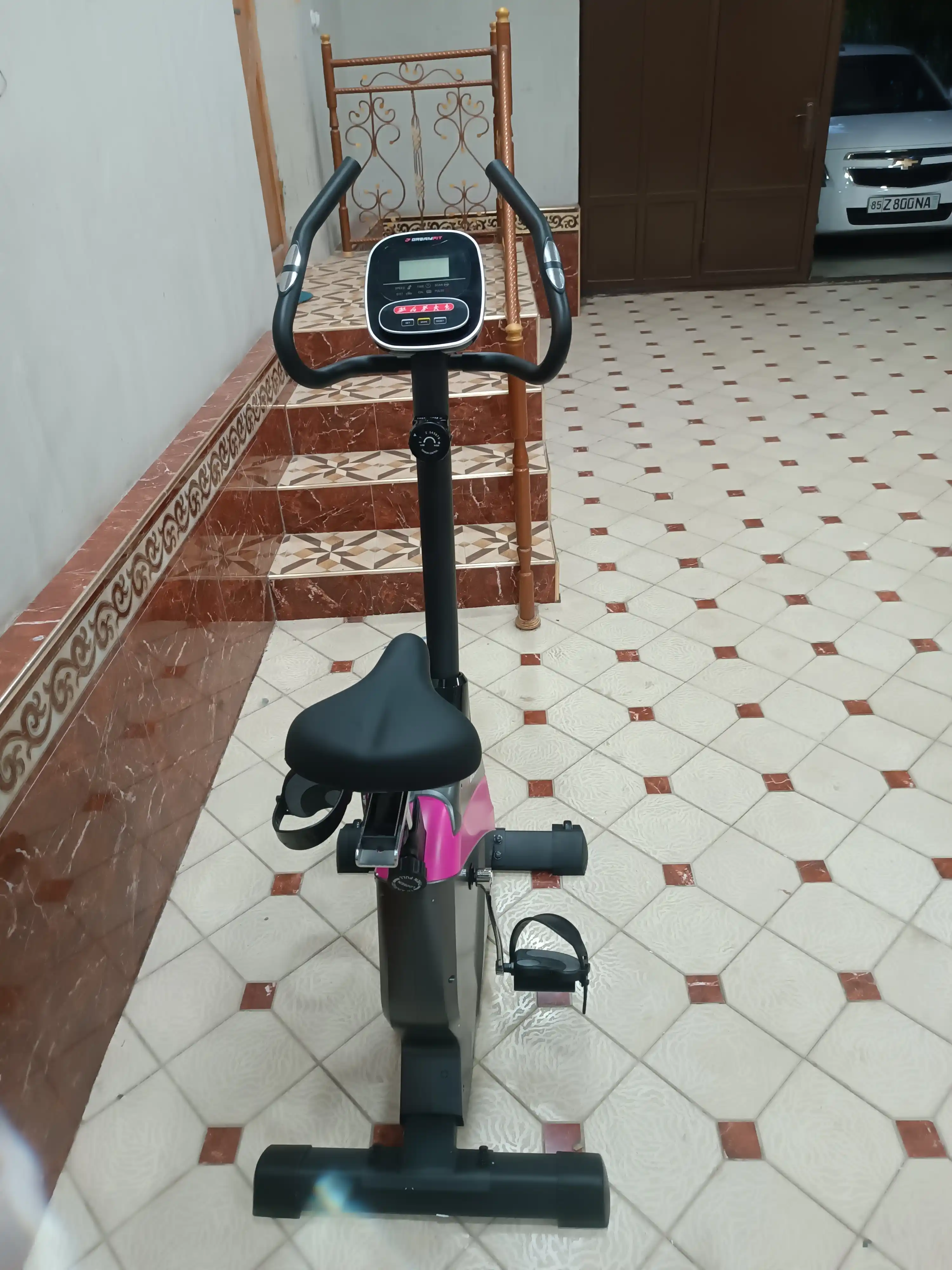 Велотренажёр Dreamfit для дома, вертикальный и горизонтальный, 8 уровней нагрузки
