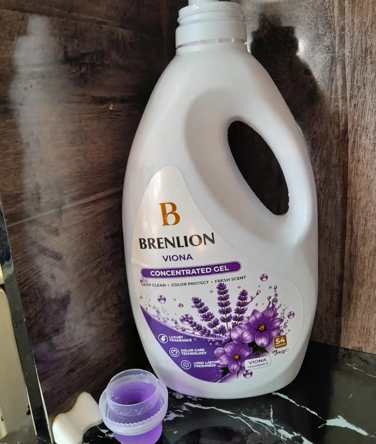 Гель для стирки Brenlion Viona 3 кг, жидкий порошок автомат для белья