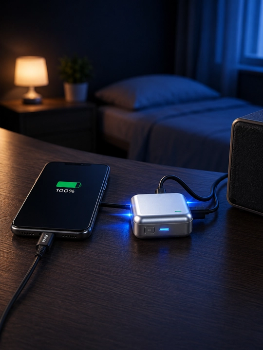 Умный USB C адаптер 140W  быстрая безопасная зарядка с автоматическим отключением