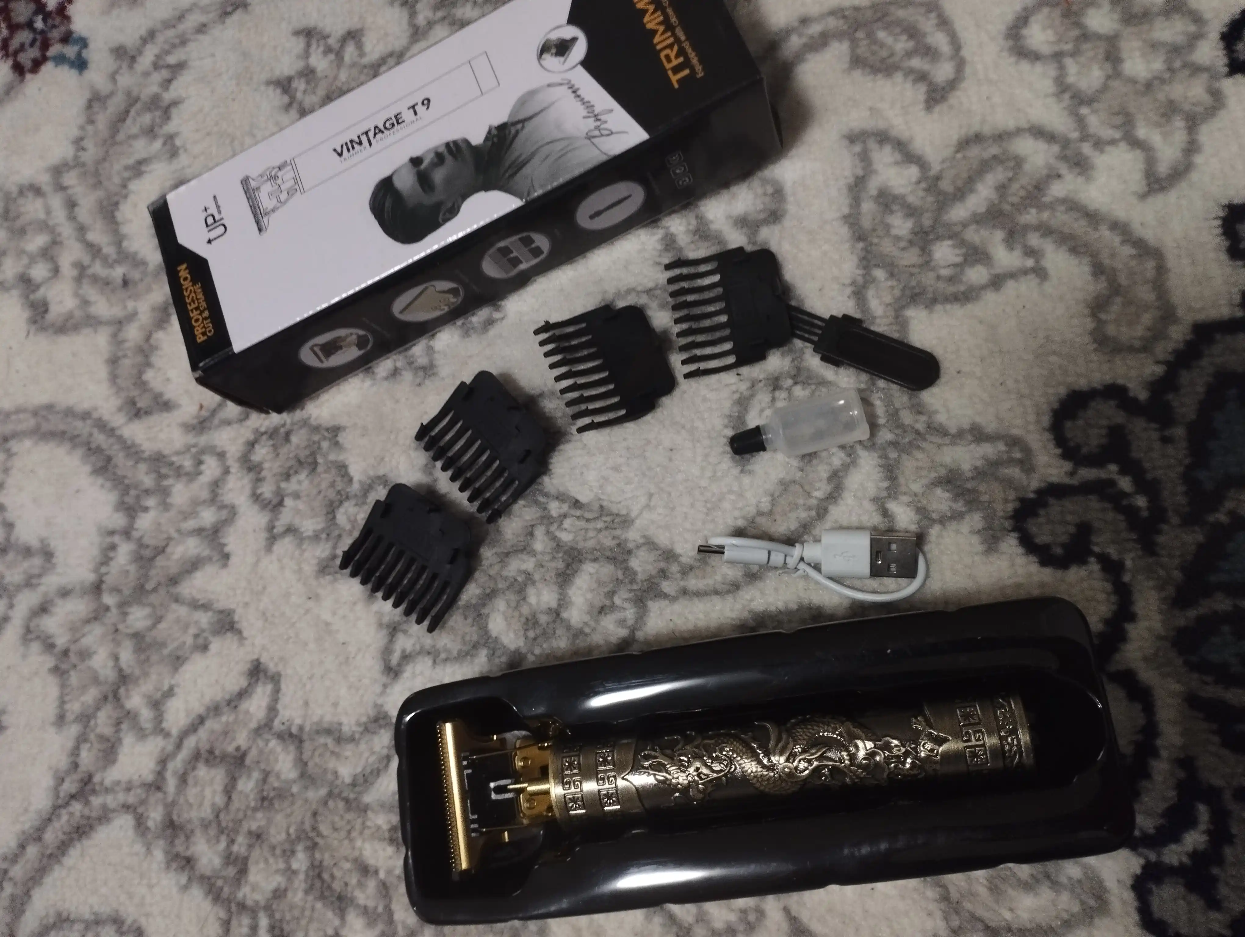Mashinka, soch va soqol oladigan mashinka, Trimmer, ustara, Vintage T9