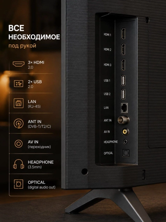 Смарт телевизор 85 дюймов QLED 4K Ultra HD 120Hz Google TV