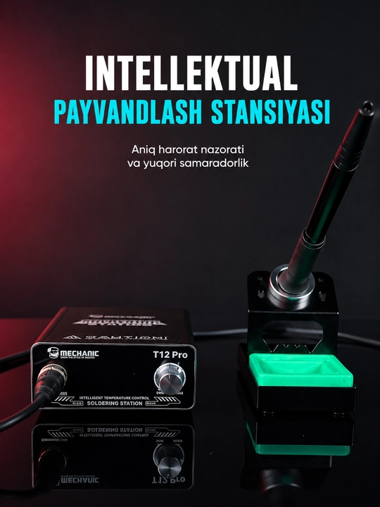 MECHANIC T12 Pro 75W – профессиональная паяльная станция для ремонта телефонов