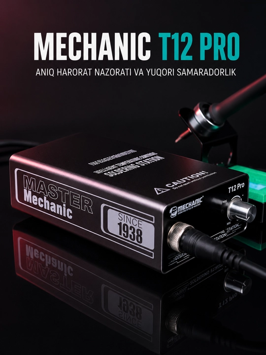 MECHANIC T12 Pro 75W – профессиональная паяльная станция для ремонта телефонов