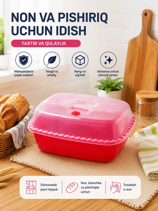 Non savati, qopqoqli non idishi - 