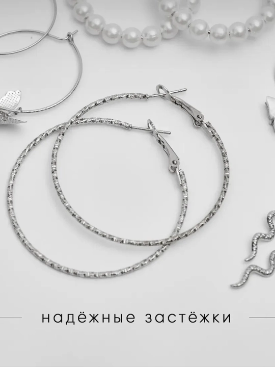 Набор серёг, серьги женские, женский комплект украшений серьги, бижутерия
