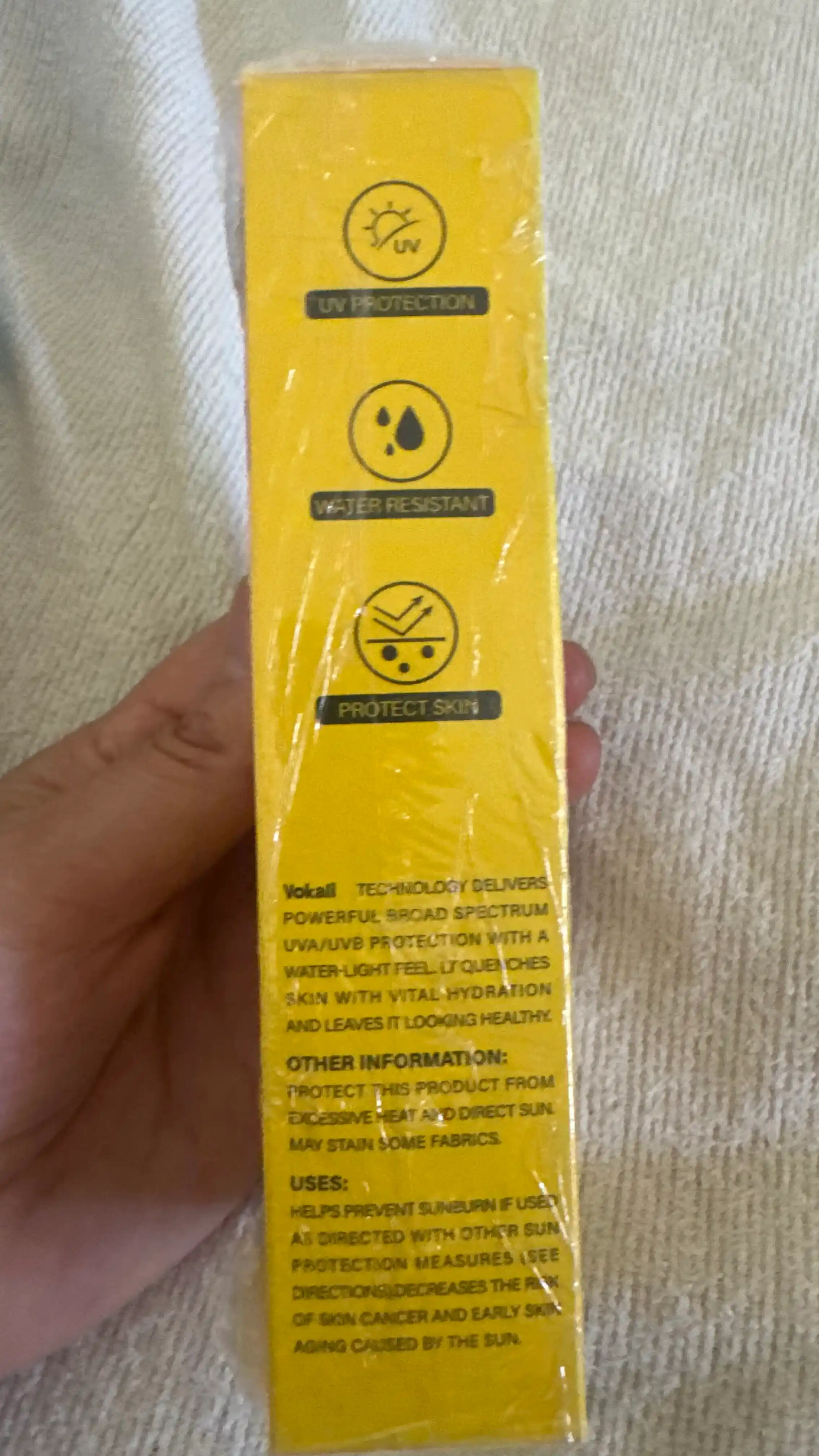 Солнцезащитный крем Vokali sunscreen SPF +90 pa ++++