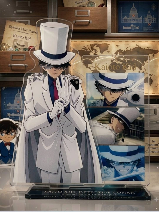 Detective Conan animesidagi Kaito Kid akrilik figurasi