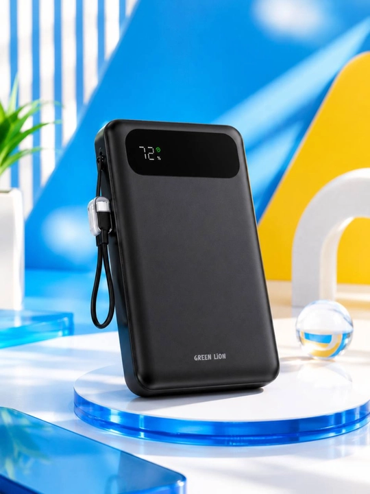 Green Lion Toledo Power Bank 20000 мАч 22.5W с дисплеем и быстрой зарядкой