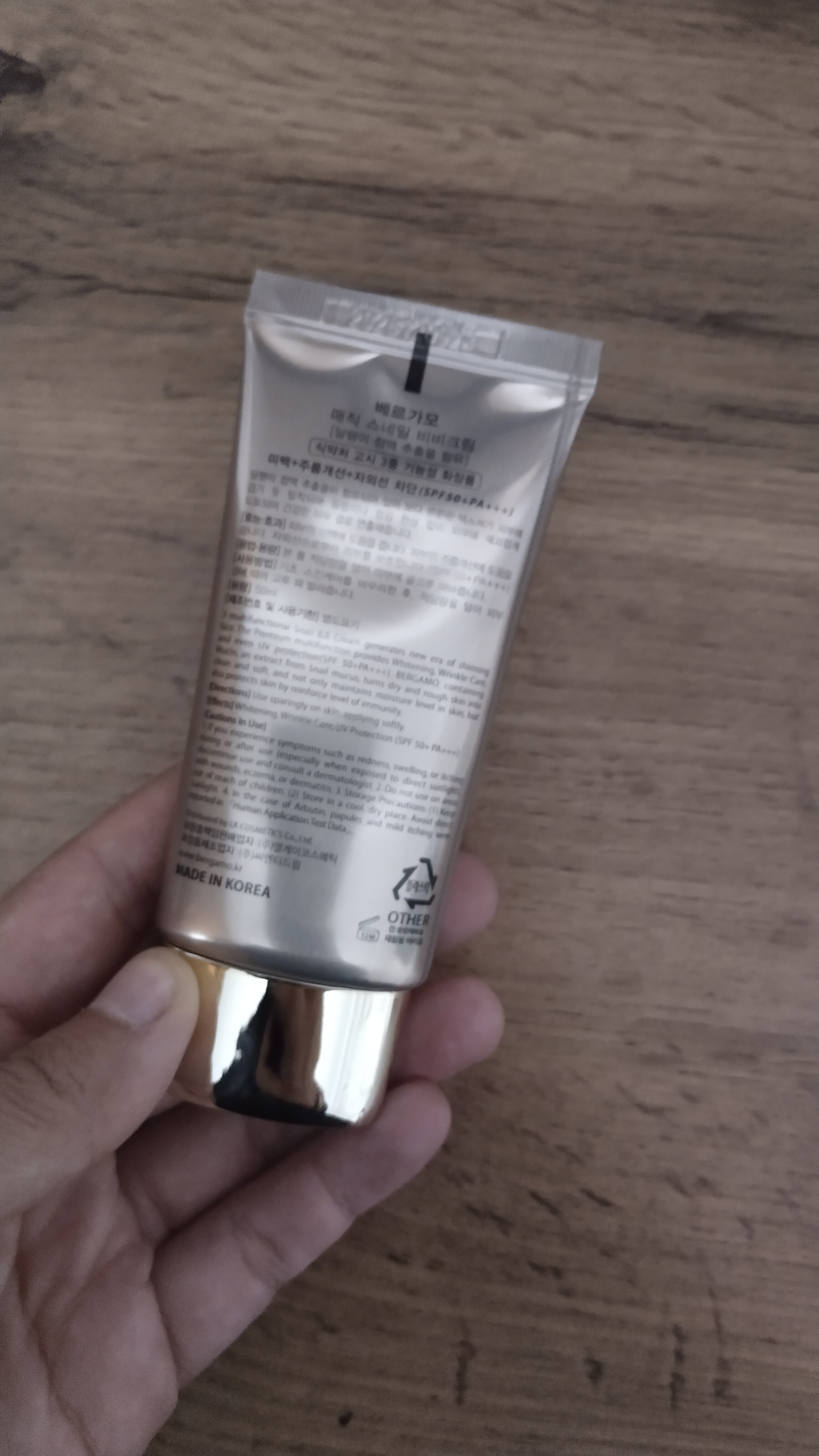 Уuz tonal kremi, Bergamo BB, SPF, matlashtiruvchi va namlantiruvchi, 50 ml