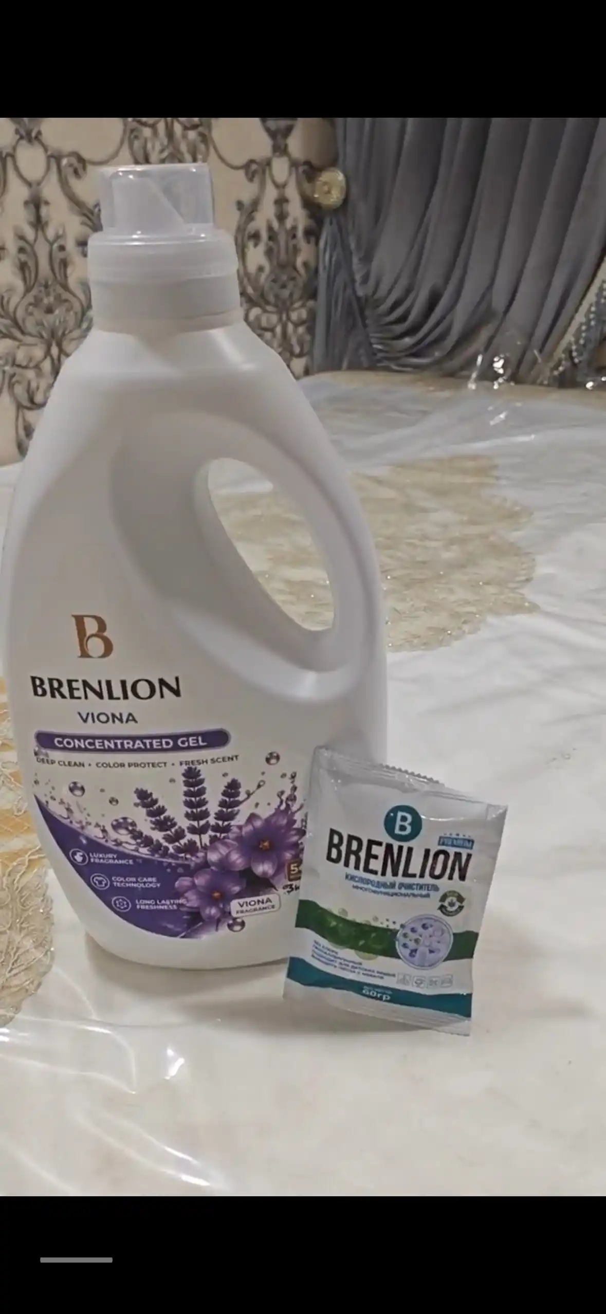 Гель для стирки Brenlion Viona 3 кг, жидкий порошок автомат для белья