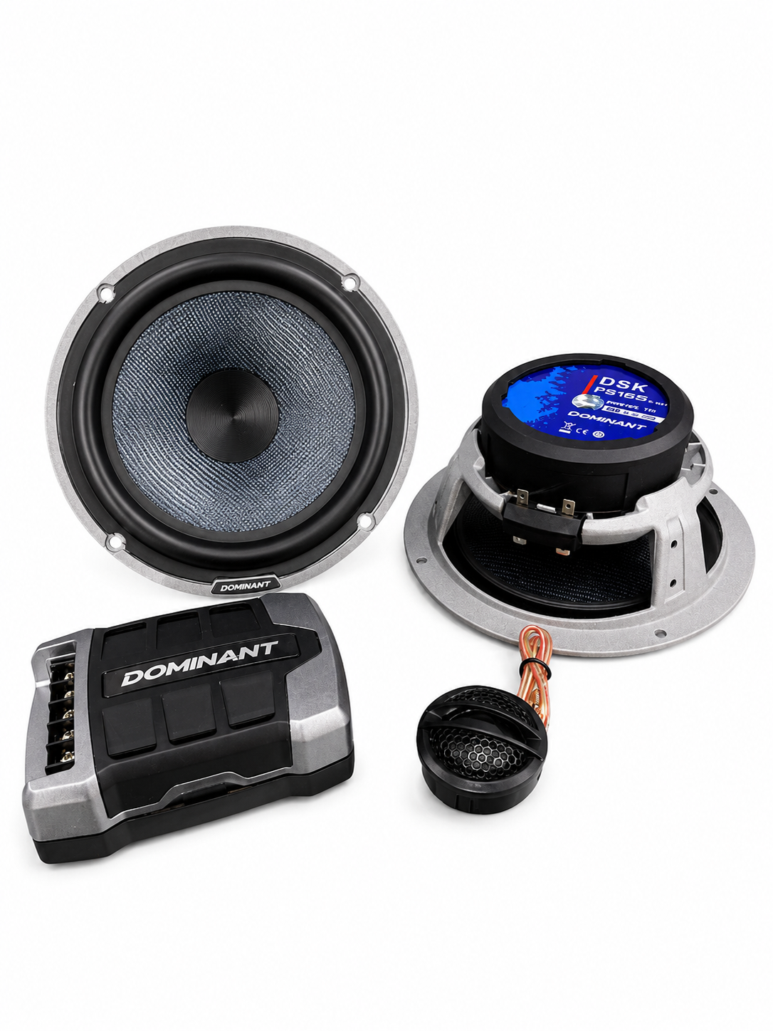 Avtomobil kalonkasi DOMINANT DSK PS-165, 250W, 16,5 sm, 2 yo‘lli akustika - 