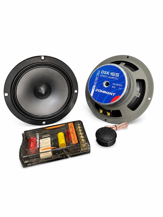 Avto kalonka DOMINANT DSK 165, 250W, 4 Ohm, 16.5 sm, komponent akustika komplekti