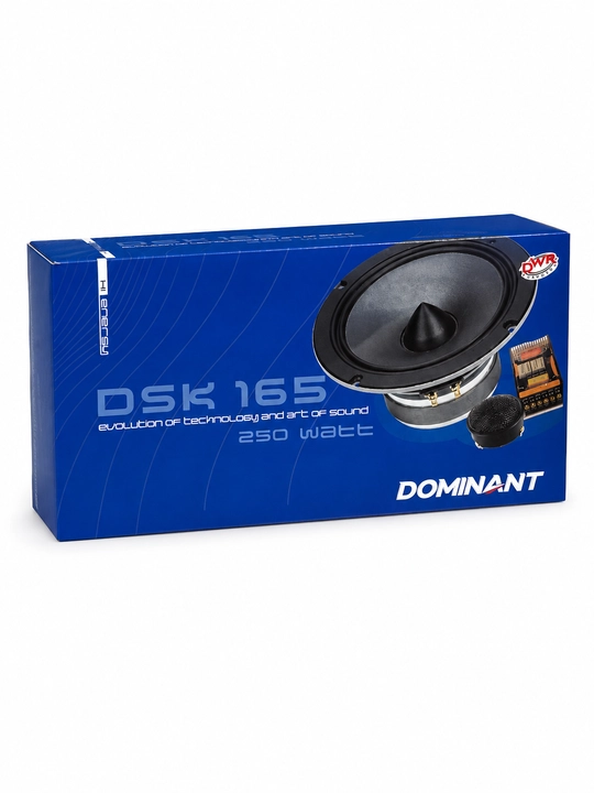 Avto kalonka DOMINANT DSK 165, 250W, 4 Ohm, 16.5 sm, komponent akustika komplekti
