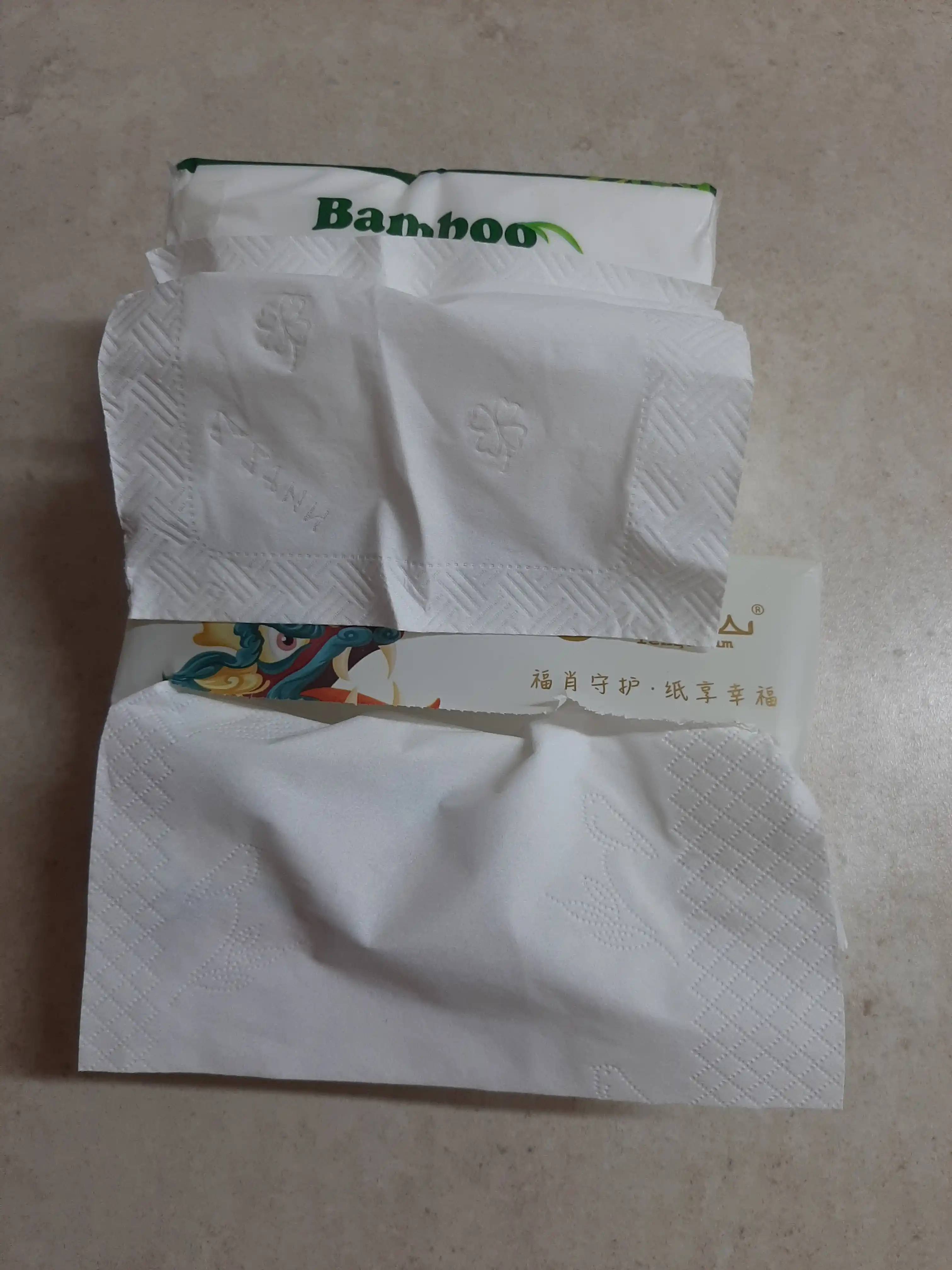 Салфетки из бамбукового волокна 6 пачка