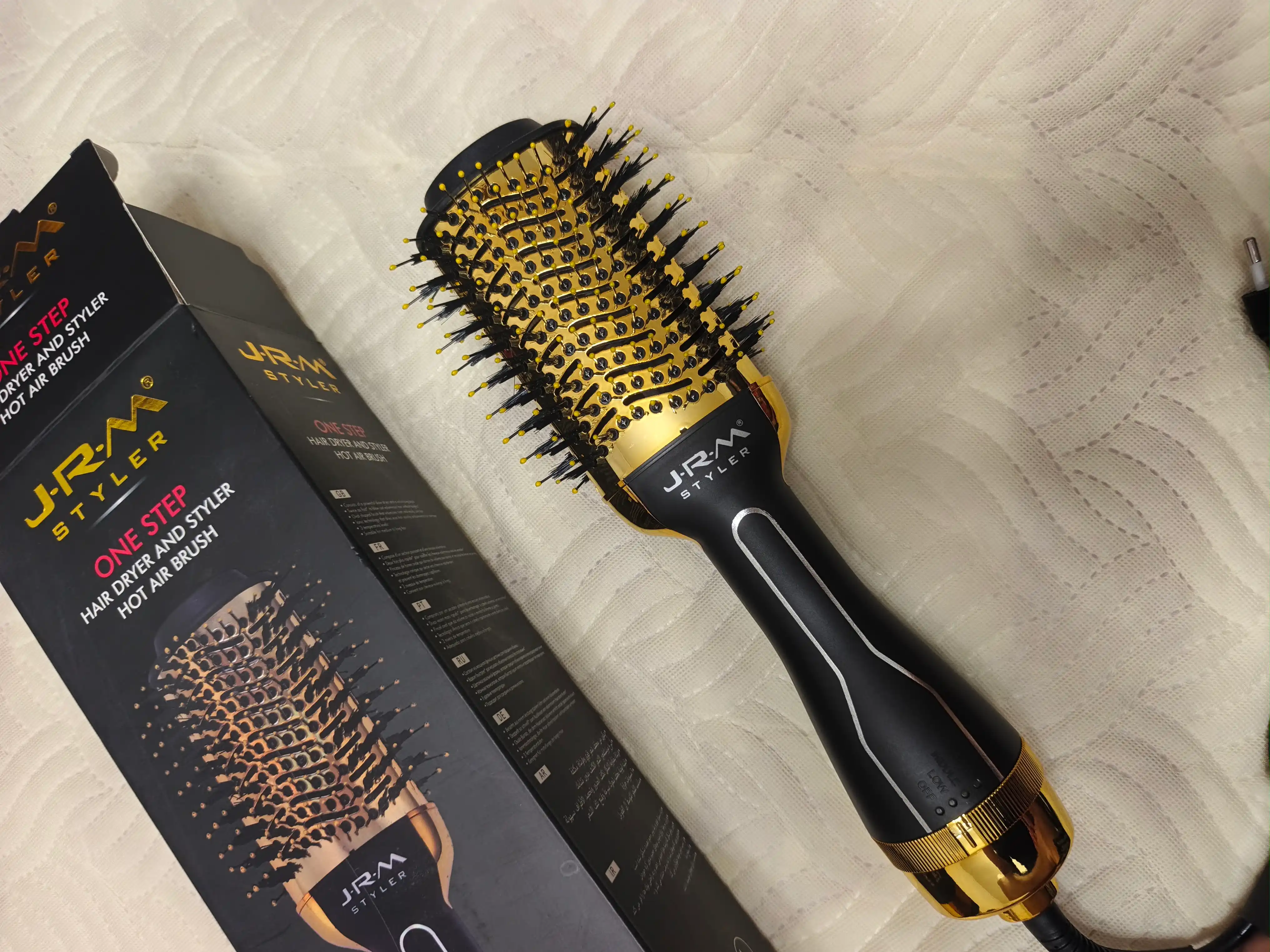 Soch quritish uchun taroq fen, tez soch turmaklash uchun JRM BRUSH, 3 tasi 1 da