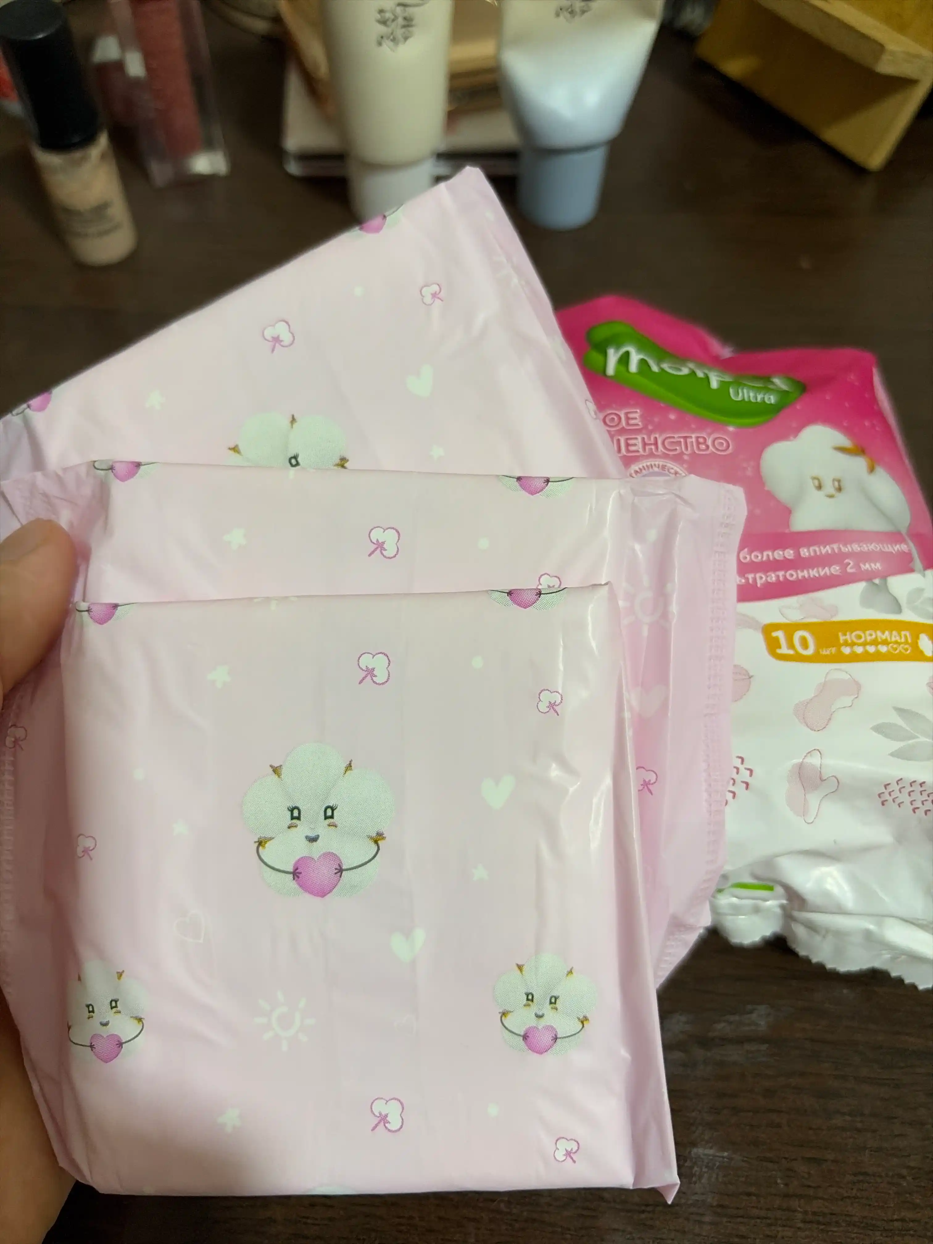 Gigienik prokladkalar Molped Ultra Normal, 4 tomchi 10 dona