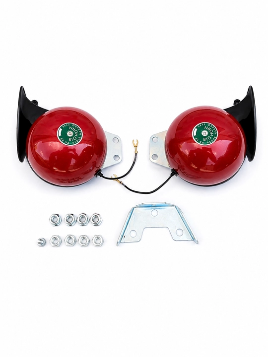 Avtomobil signali MAROCO SIGNAL, 2 dona, 12V, qizil-qora, o‘rnatish komplekti bilan