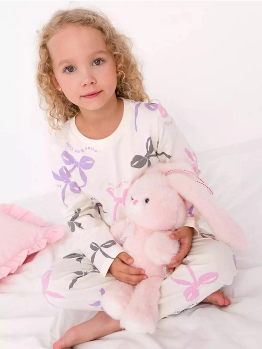 Qiz bola uchun pijama, paxta NEO - 