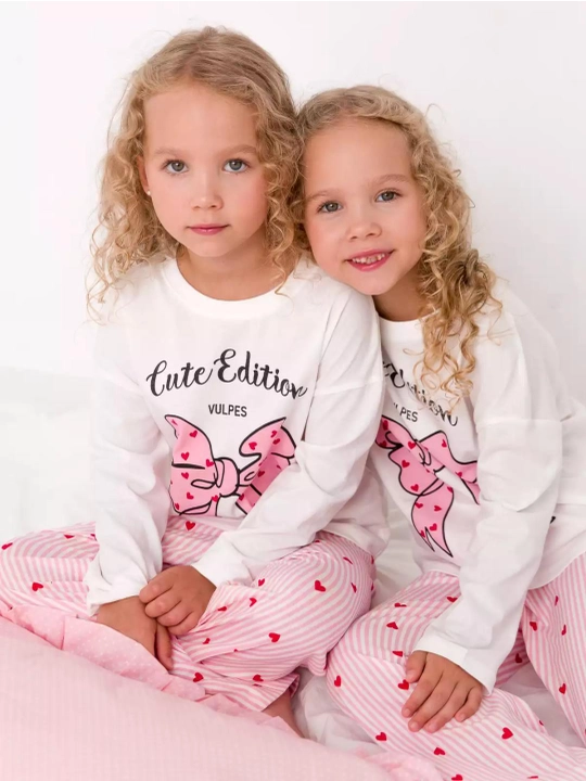Qiz bola uchun pijama, paxta NEO - 