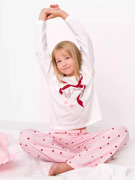 Qiz bola uchun pijama paxta NEO - 