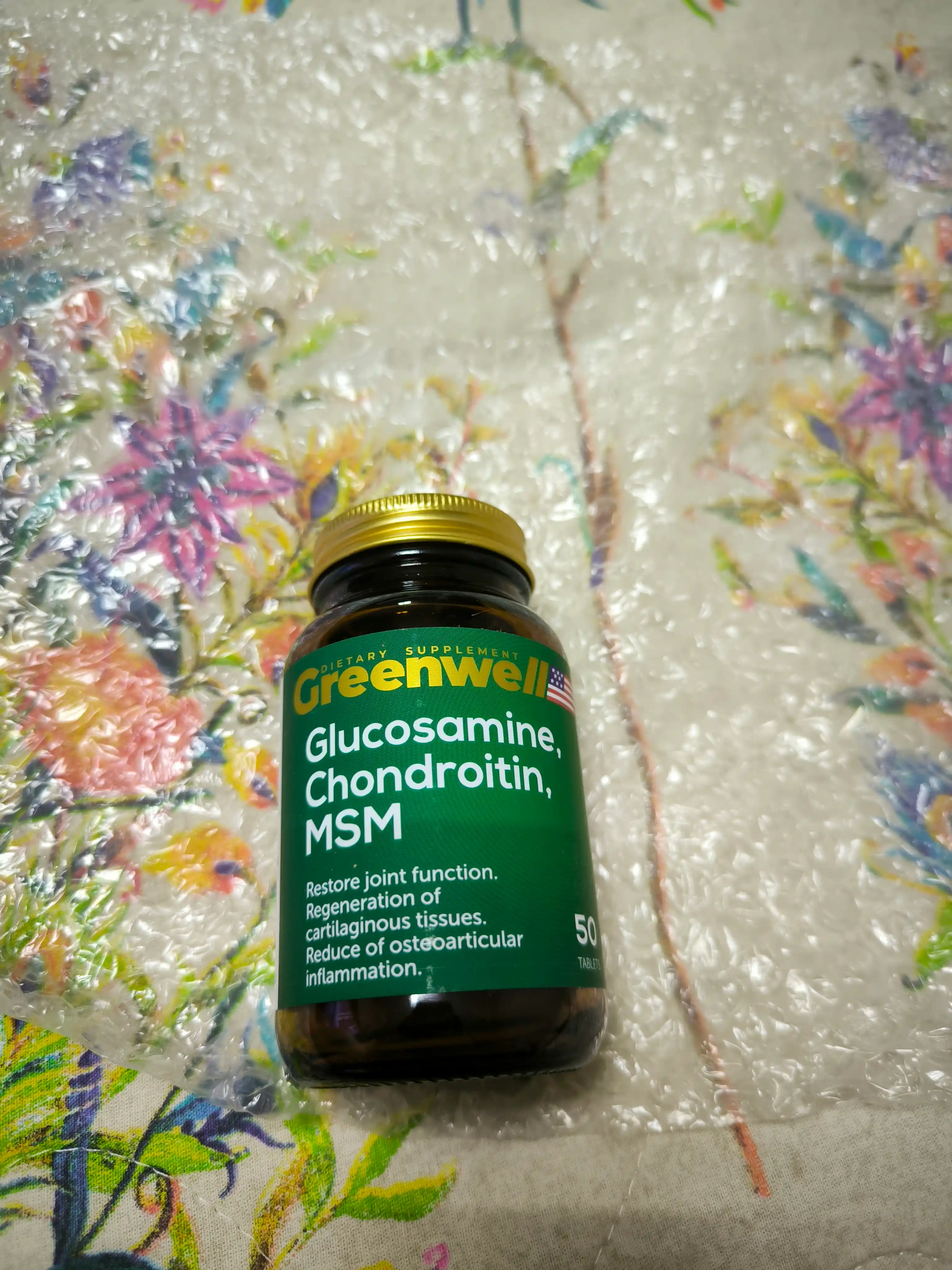 Greenwell Glucosamine, Chondroitin, MSM – здоровье суставов и подвижность