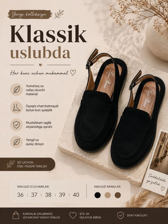 Ayollar sandallari, ayollar poyabzali