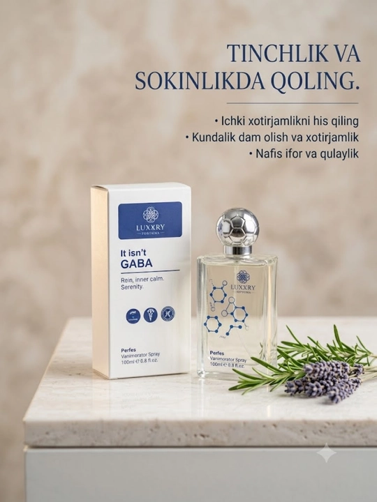 Парфюм унисекс Luxury It isn't GABA стойкие духи с нотами лаванды, 100 мл