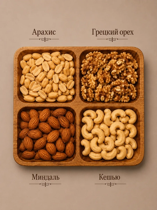 Choy va yong'oq sovg'a to'plami (4, 6, 8 tasi 1 da)
