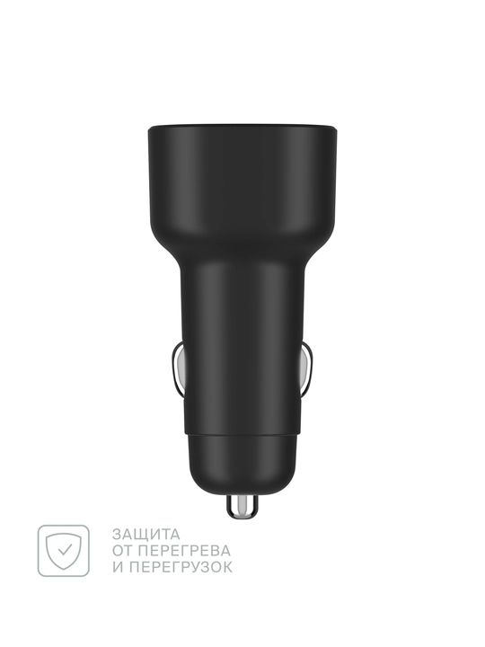 COMMO Knob avtomobil quvvatlash qurilmasi 60 Vt 2xUSB Type-C