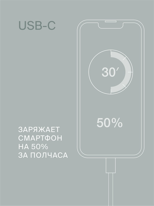 COMMO Knob avtomobil quvvatlash qurilmasi 60 Vt 2xUSB Type-C