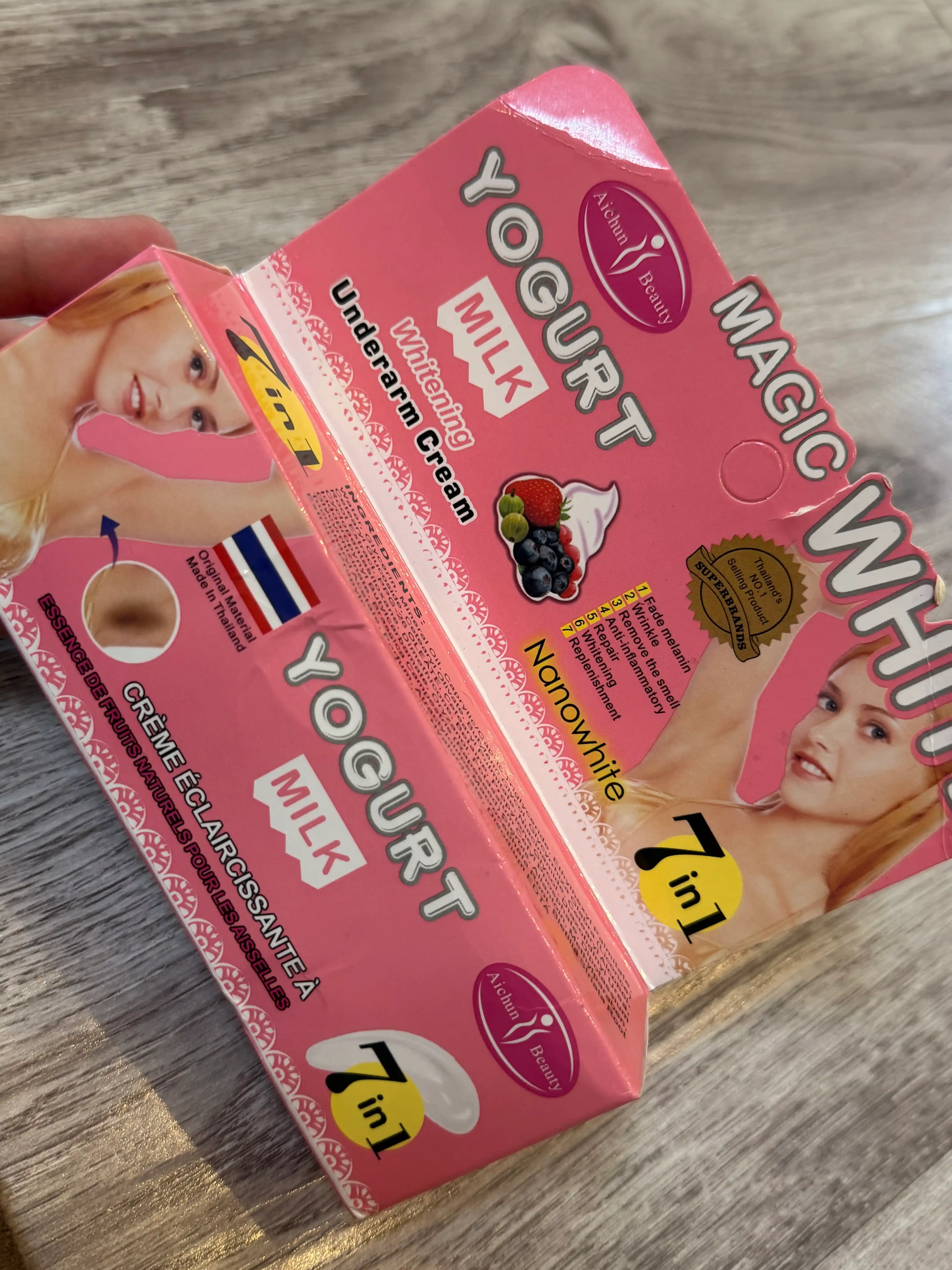 Отбеливающий крем для подмышек и интимных зон Yogurt Milk, 80 г