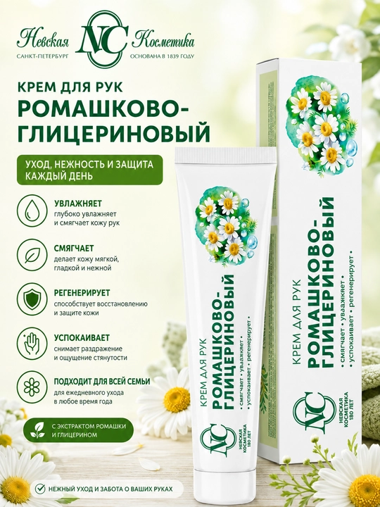 Nevskaya Kosmetika qo'l kremi, 50 ml - 