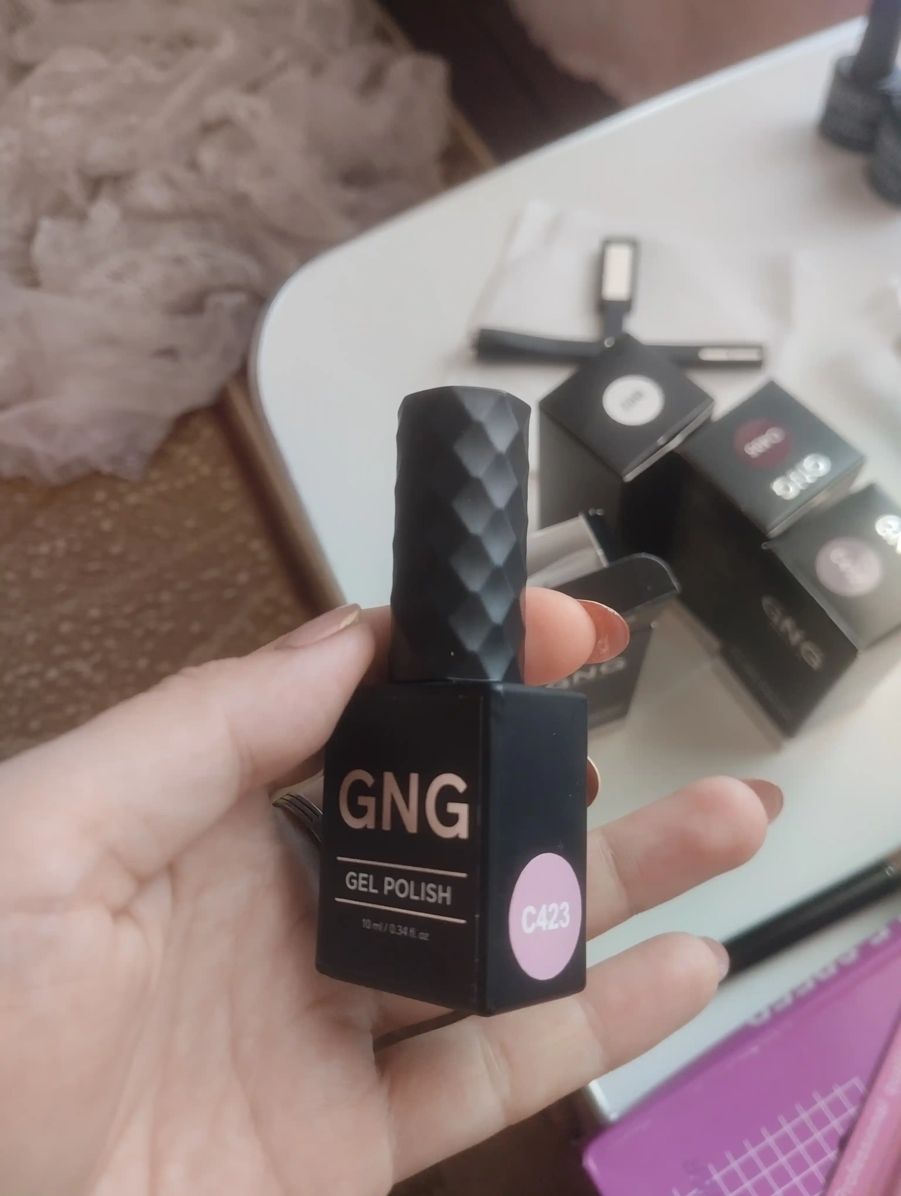 Гель-лак для ногтей, цветной гель лак для маникюра и педикюра GNG, 10 мл
