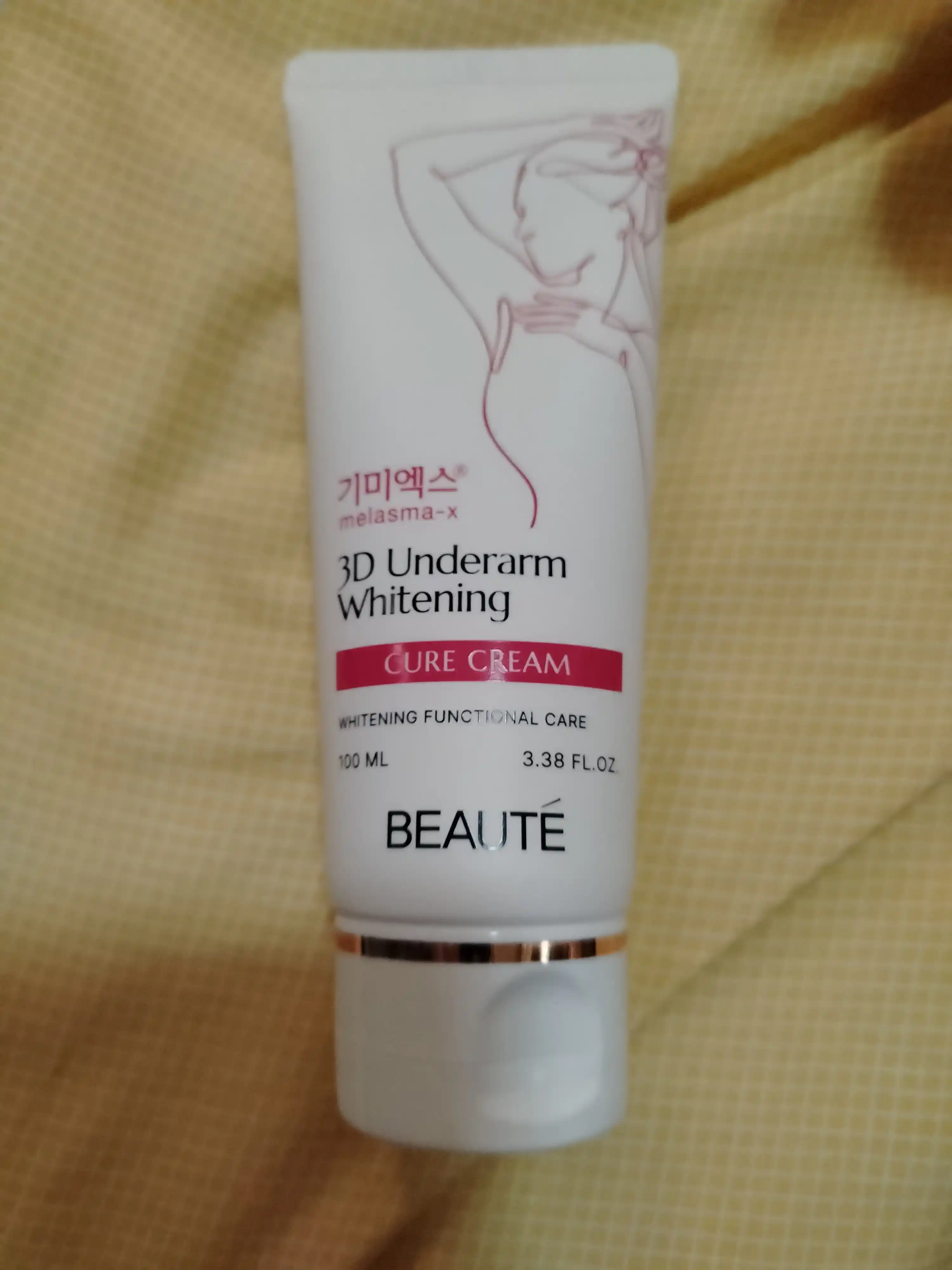 BEAUTE 3D Underarm Whitening Cure Cream отбеливающий и увлажняющий крем, 100 мл