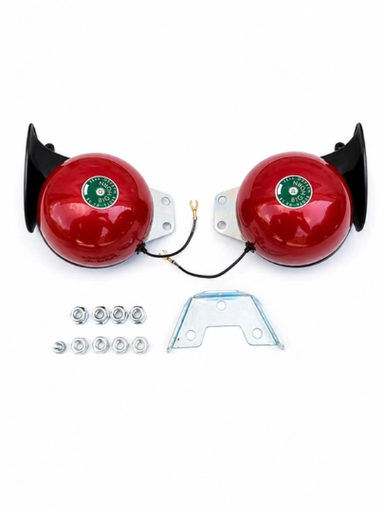 Автомобильный сигнал MAROCO SIGNAL, 2 шт., 12V, красно-черный, комплект креплений