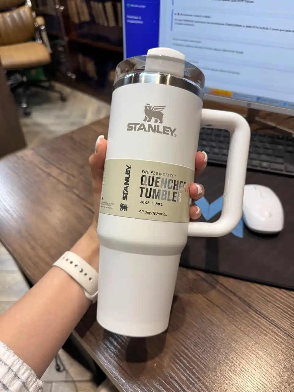 Термокружка Stanley, термос, стакан для воды, 1100 ml