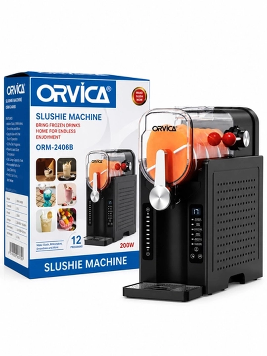 Аппарат для слаша ORVICA ORM-2406B, 2 л, 12 программ, сенсорный, для холодных напитков