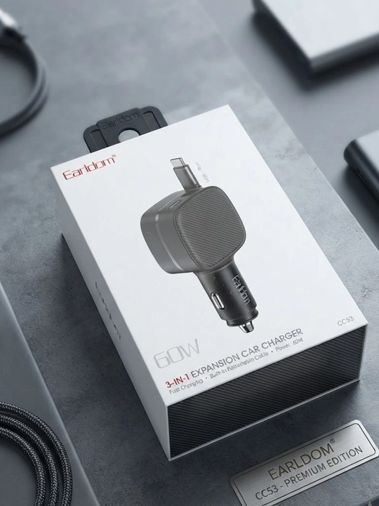 Двухпортовое автомобильное зарядное устройство USB