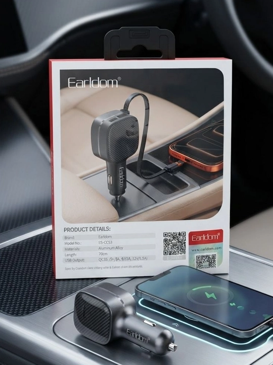 Двухпортовое автомобильное зарядное устройство USB